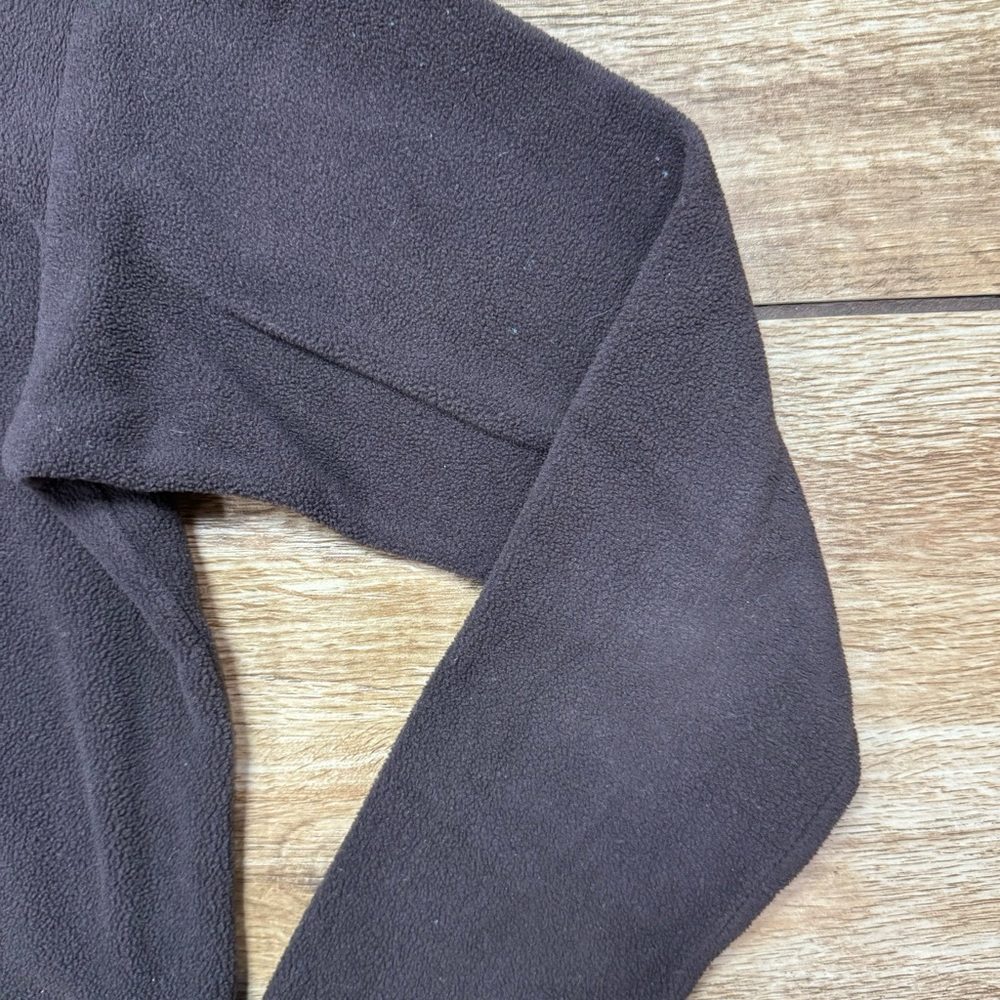 Patagonia 1/4 Quarter Zip Fleece Pullover Sweater Stand-Collar Brown Size Small - Picture 8 of 10